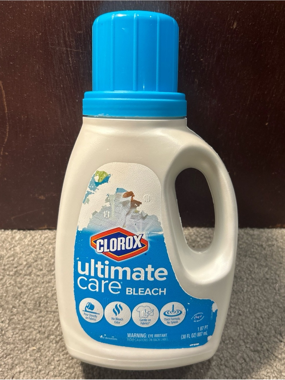 Clorox Ultimate Care Bleach Laundry, Gentle On Fabrics, No Odor & No Splash 30oz